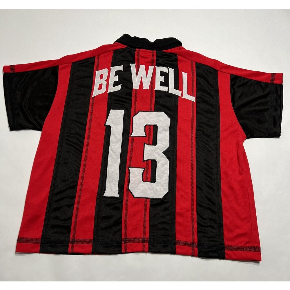 Well Engineered Patchwork Jersey In Red Black - image 3